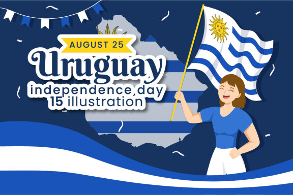 15 Happy Uruguay Independence Day Illustration