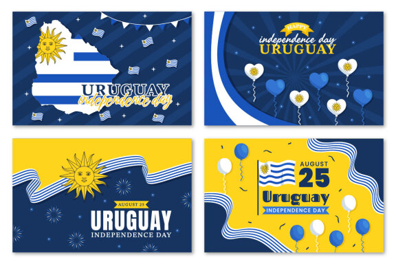 15 Happy Uruguay Independence Day Illustration