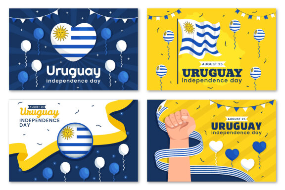 15 Happy Uruguay Independence Day Illustration
