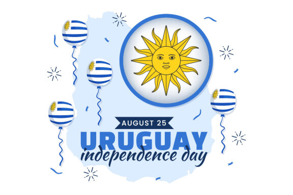 15 Happy Uruguay Independence Day Illustration
