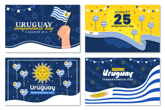 15 Happy Uruguay Independence Day Illustration