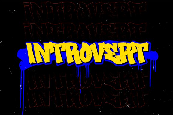 Heavy Dream Graffiti Font