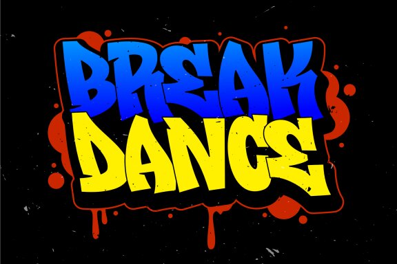 Heavy Dream Graffiti Font