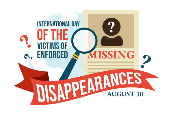 14 Day of the Victims of Enforced Disappearances Illustration