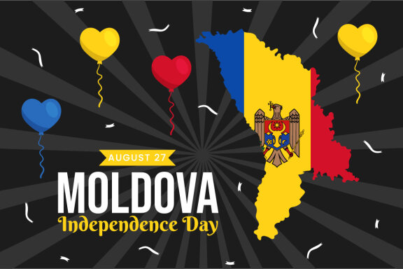 15 Moldova Independence Day Illustration
