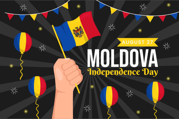 15 Moldova Independence Day Illustration