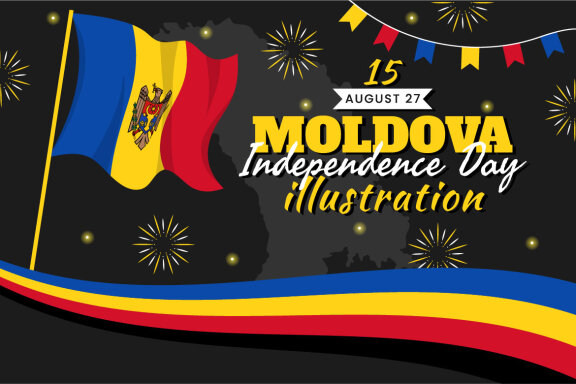 15 Moldova Independence Day Illustration