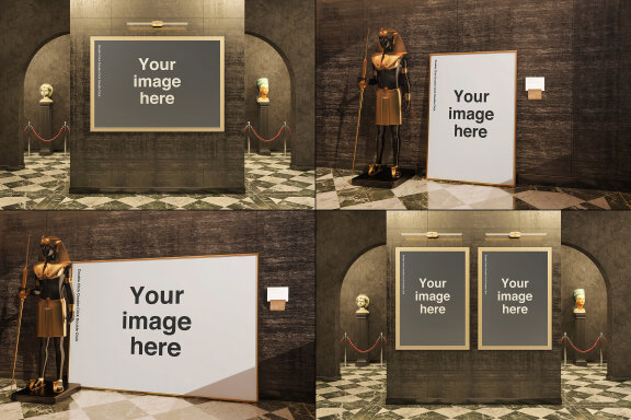Gallery Museum Frame Mockups