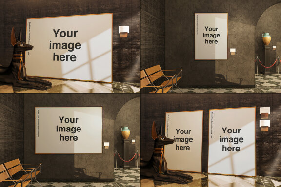 Gallery Museum Frame Mockups