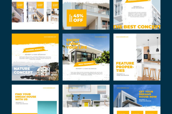 Real Estate - Free Instagram Post Template