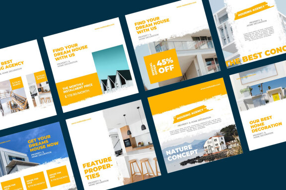 Real Estate - Free Instagram Post Template