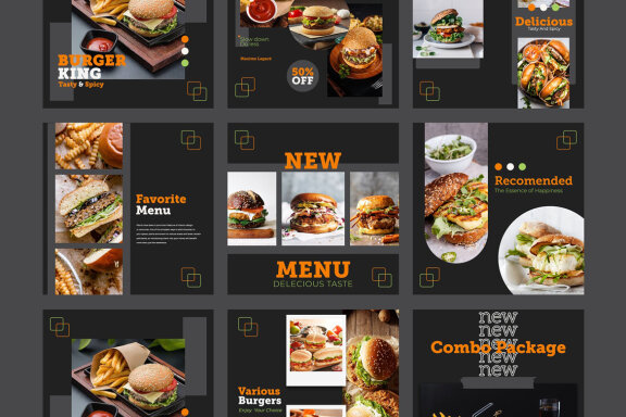 Burger King - Instagram Post Template