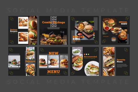 Burger King - Instagram Post Template