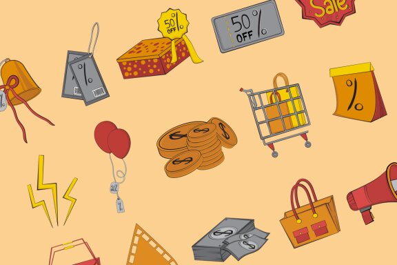 Sale 2D Icon Illustration Set Vol 1