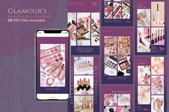 Glamour's - Instagram Story Template