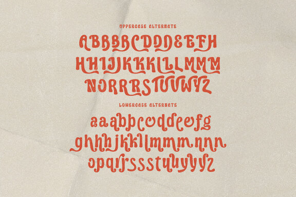 Karimtila Vintage Groovy Font