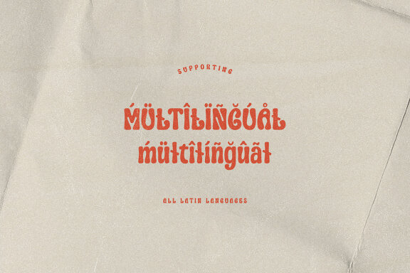 Karimtila Vintage Groovy Font