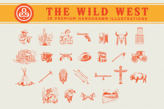 Wild West - Illustrations