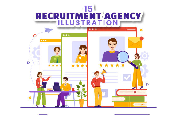 15 Recruitment Agency Illustration