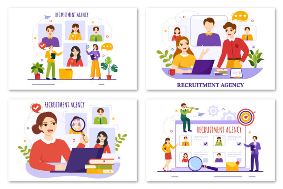 15 Recruitment Agency Illustration