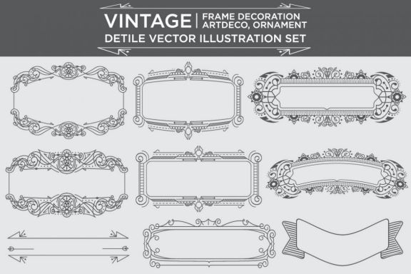 Ornament Vector Set