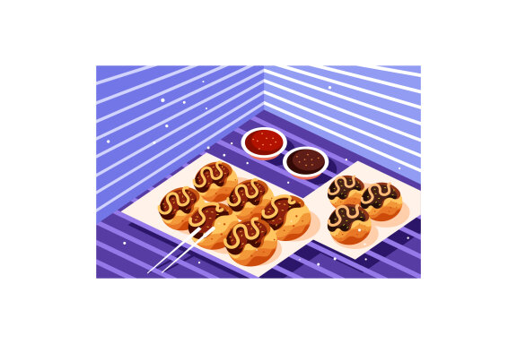 Takoyaki Illustration