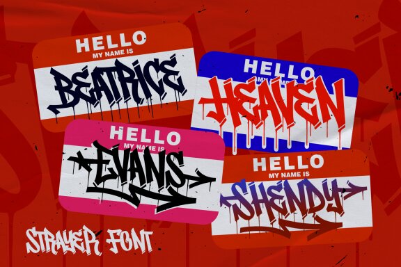Strayer - Graffiti Font