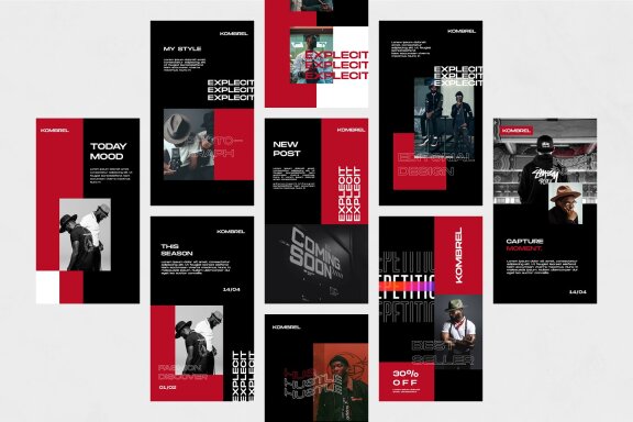 Kombrel - Free Instagram Story Template