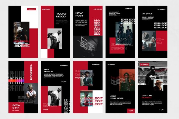 Kombrel - Free Instagram Story Template
