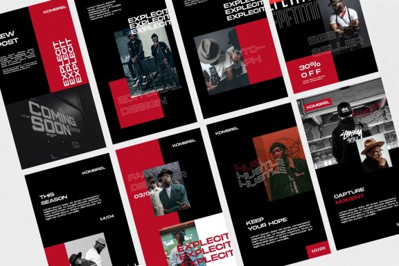 Kombrel - Free Instagram Story Template