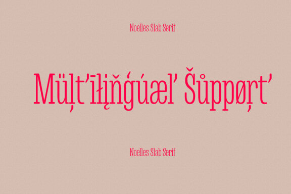 Noelles Condensed Display Font