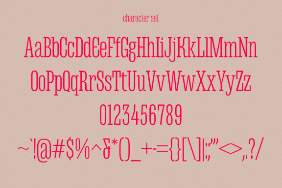 Noelles Condensed Display Font