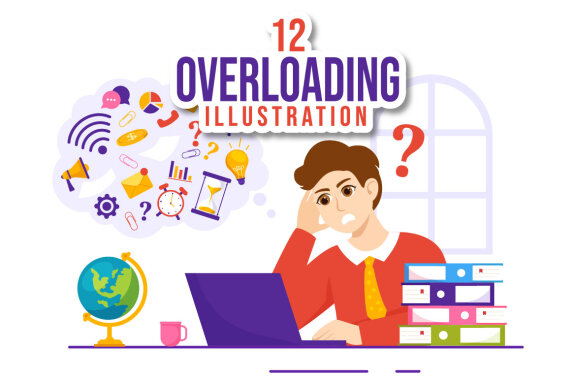 12 Overloading Business Illustration