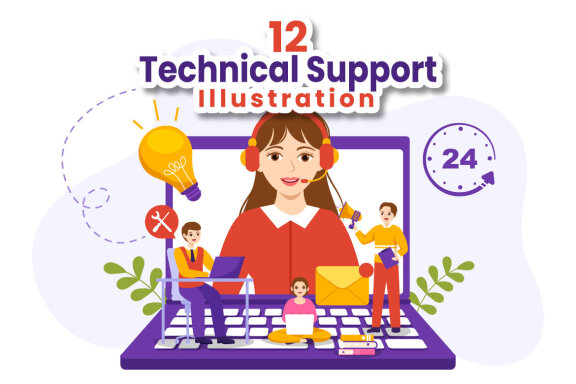 12 Technical Support System Illustration