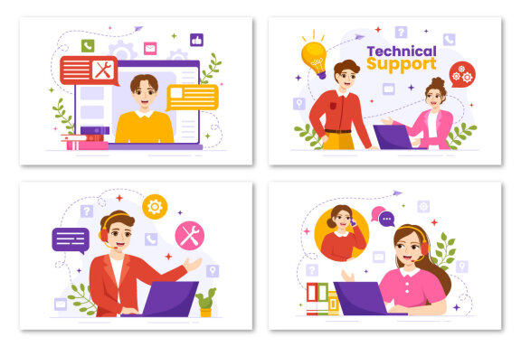 12 Technical Support System Illustration