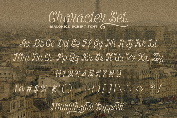 Malonice – Retro Script