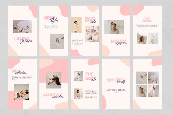 Laura - Instagram Story Template