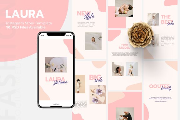 Laura - Instagram Story Template