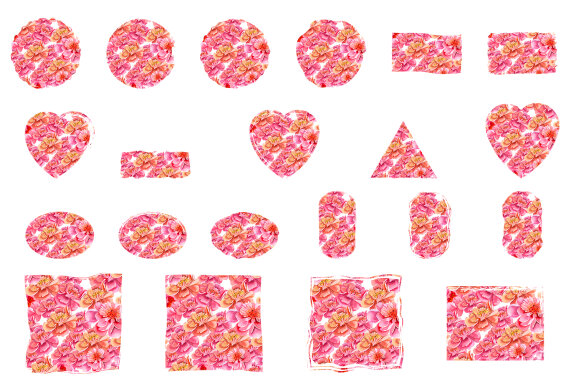 Sublimation backgrounds bundle, peonies print png