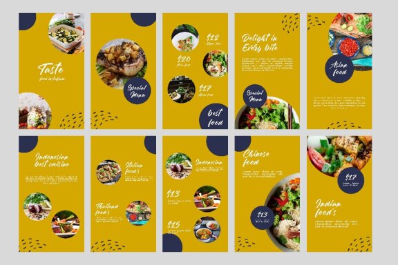 Taste Food - Instagram Story Template