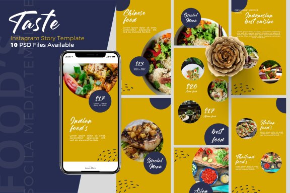 Taste Food - Instagram Story Template