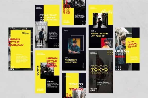 Modern - Free Instagram Story Template