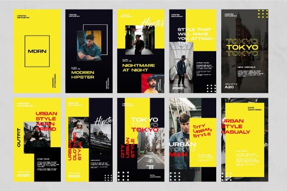 Modern - Free Instagram Story Template
