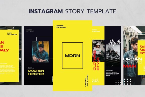 Modern - Free Instagram Story Template