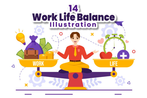 14 Work Life Balance Illustration