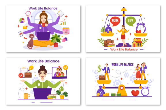 14 Work Life Balance Illustration