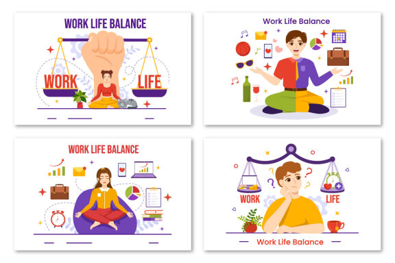 14 Work Life Balance Illustration