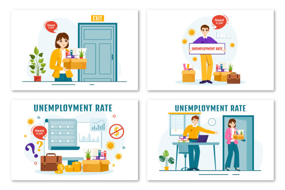 13 Unemployment Rate Illustration