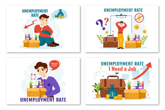 13 Unemployment Rate Illustration