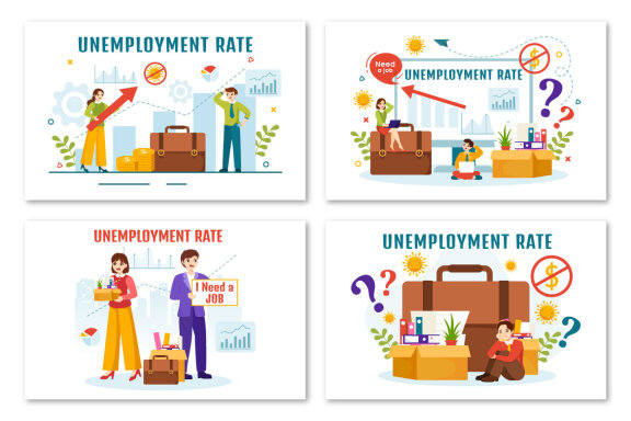 13 Unemployment Rate Illustration